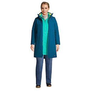NWOT Women's Plus Size [2x] Squall Waterproof 3 in 1 Long Winter Coat with Hood